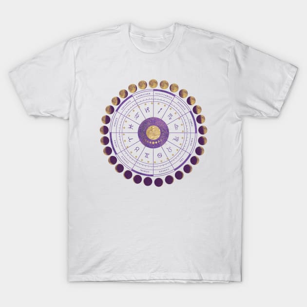 Zodiac Cycle T-Shirt by Mazzlo Shop